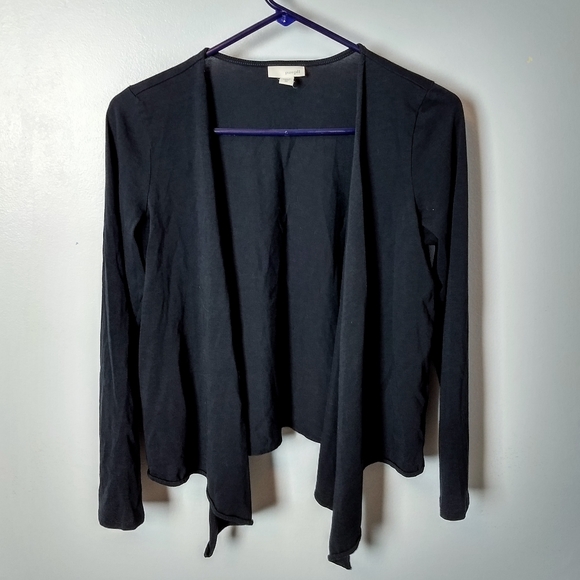 5/$30 J. Jill Simple Black Shrug